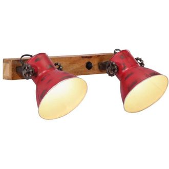 vidaXL Lampada a Parete 25 W Rosso Anticato 45x25 cm E27 vidaXL