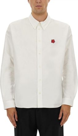 Kenzo Shirt With boke Flower Embroidery