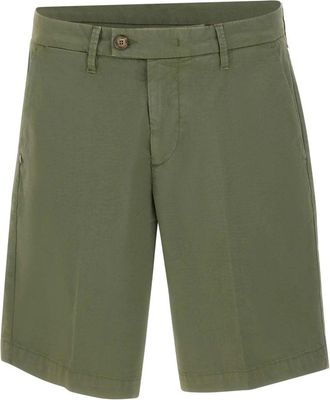Re-hash Korte Broeken, Heren, Groen, W31, Katoen, Bernini Bermuda Shorts