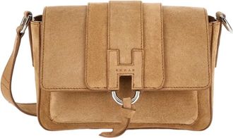 Hogan Borsa Flap Trend - Dames - Schoudertassen - Bruin - ONE Size - Leer - Tassen