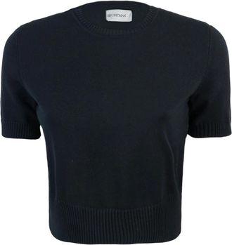 Sportmax Tops, Dames, Zwart, S, Polyester, Casual Sweatshirts en Hoodies