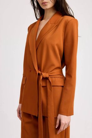 Astr Atlas Blazer In Terracotta