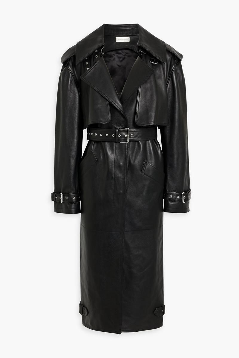 ジャケット ALEXANDER MCQUEEN Midnight Blue Wool Trench Coat Alexander McQueen - Wool and cotton trench coat