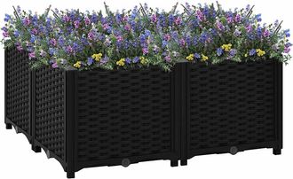 vidaXL Arriate 80x80x38 Cm Polipropileno Vidaxl