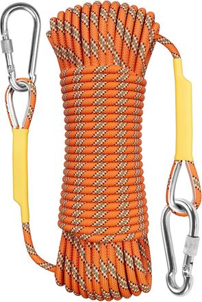 No Brand Cuerda De Escalada Para Exteriores De 50 M (160 Pies), Cuerda Est&aacute;tica Para Escalada, Cuerda De Escape, Equipo De Escalada En Hielo, Paraca&iacute;das De Bom