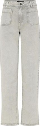 C.Ro Straight Jeans - Dames - Regular Fit Jeans - Grijs - L - Jeans