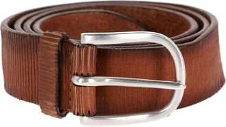 Orciani Lamellar Leather Belt