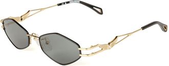 Zadig&Voltaire Zadig & Voltaire Zonnebril Oro Rose Luc. W/Parts Black Luc