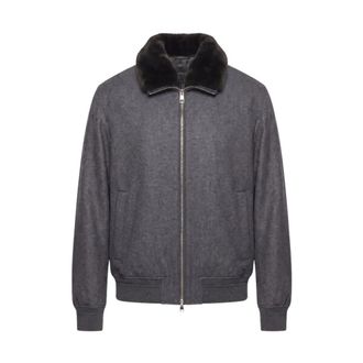 Montecore Bomberjack - Heren - Bomber jackets - Grijs - 2XL - Wol - Jassen