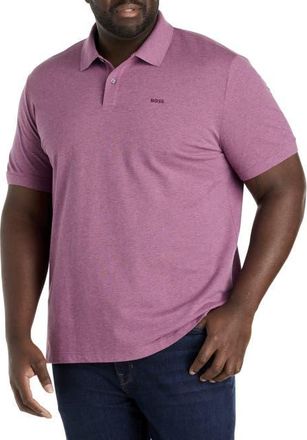 BOSS Big & Tall Pallas Polo Shirt in Lt Pastel Purple at Nordstrom, Size Xxx-Large