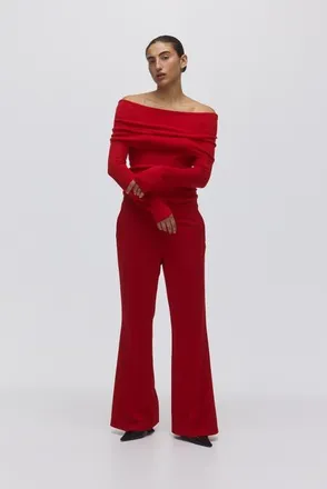 H&M Flared Tailored Trousers at Nordstrom, Size 10