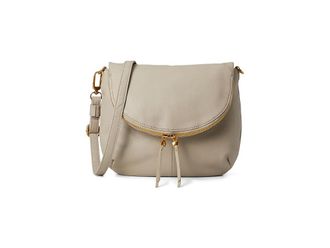 Hobo Fern Foldover Messenger Cross Body Womens Handbags Taupe, Leather