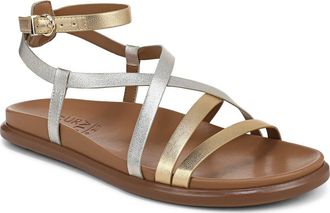 Naturalizer Fame Ankle Strap Sandal in Metallic Multi at Nordstrom, Size 9.5
