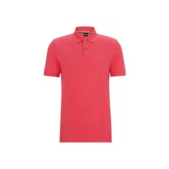 HUGO BOSS Tops, Heren, Roze, M, Katoen, Pallas Polo