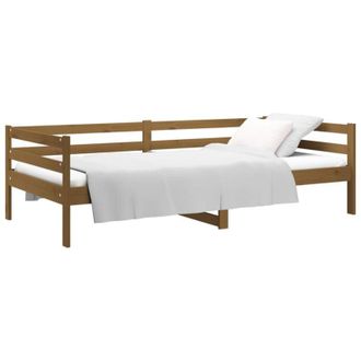 vidaXL Day Bed without Mattress Honey Brown 90x190cm Solid Wood Pine Vidaxl