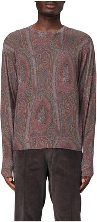 Etro Round-neck Truien - Heren - Ronde hals truien - Veelkleurig - M - Truien & Vesten
