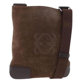 Loewe Pre-owned Leren Cross Body Tas - Dames - Pre-owned - Bruin - Maat: ONE Size Leer