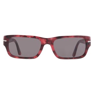 Persol Adrien Grey Pilot Unisex Sunglasses PO3347S 1212B1 58