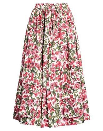 Farm Rio HALFTONE PINK BOUGANVILLEA MAXI SKIRT