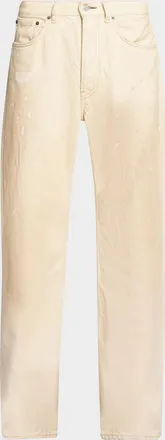 Acne Studios Men & apos;s Trafalgar Bleach-Splatter Straight-Leg Jeans