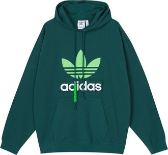 adidas Mens adidas originals Big Trfl Contrasting Colors Logo Sports Forest Green H09351