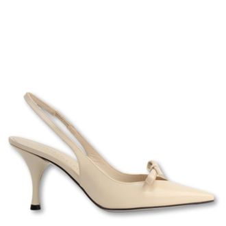 Roberto Festa Milano Elegante puntige slingback schoen - Dames - Schoenen - Beige - Maat: 36 EU