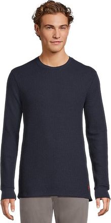 Polo Ralph Lauren Thermal Long Sleeve Crew Hanging Mens Clothing Cruise Navy : SM, Cotton/Polyester