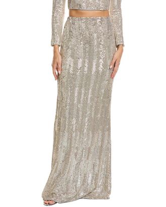 L'agence Sequin Zeta Long Skirt