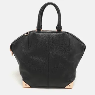 Alexander Wang Emile Black Leather Satchel
