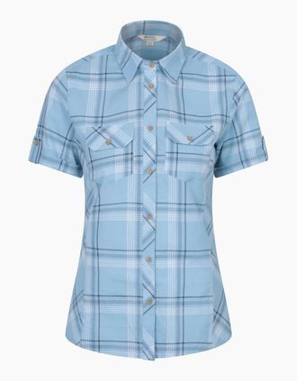 Mountain Warehouse Womens Mountain Warehouse Womens/Ladies Cotton Holiday Shirt - Corn Blue - Size: 10