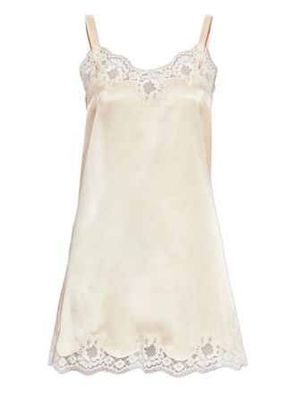 Dolce & Gabbana lace-trim nightdresse - Toni neutri