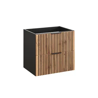 Petits Meubles Mueble bajo lavabo 60cm tableros de melamina y mdf madera imitaci&oacute;n