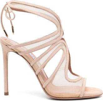 Aquazzura Sandali con dettaglio cut-out - Toni neutri