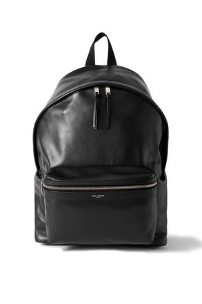 Saint Laurent City Leather Backpack