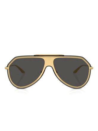 Dolce & Gabbana Eyewear Zonnebril met piloten montuur - Goud