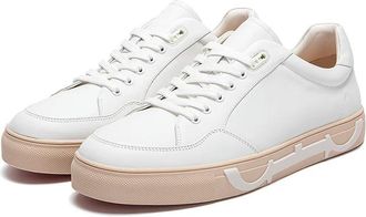 Generic ZBDP Casual Shoes Mens Leather Flat Shoes Black White Flat Breathable Massage Comfortable Casual Sneakers