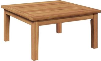 vidaXL Mesa de Jardín Marrón Madera maciza de Teca Vidaxl