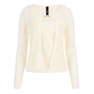 Marciano Truien & Vesten, Dames, Wit, M, Tweed, Emma Twin Set Sweater