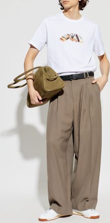 Paul Smith T-shirt With Colorful Print, Mens, White