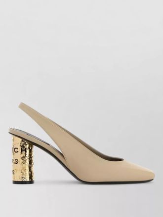 Givenchy tape pumps square toe block heel