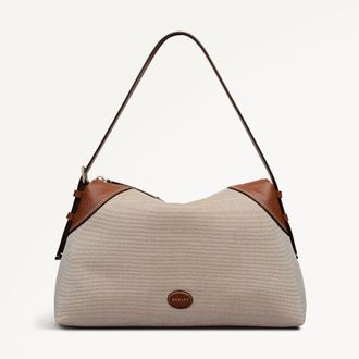 Radley London Natural Large Ziptop Shoulder Bag Crawford Mews SS26 Radley London