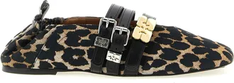 Ganni Ganni Cotton Ballet Womens Flats