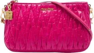 Miu Miu Borsa a tracolla Pre-owned - - Pre-owned - Donna - Rosa - ONE SIZE