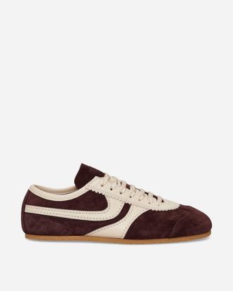 Dries Van Noten Suede Sneakers Dark Purple