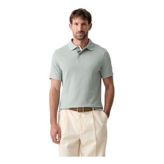 Barbour Polo shirt van katoen - Heren - Tops - Groen - Maat: M Katoen