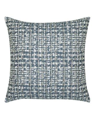 Elaine Smith Channel Indoor & Outdoor Woven Accent Pillow in Bleu at Nordstrom, Size 20X20