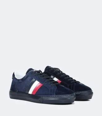 Moncler New Monaco suede sneakers