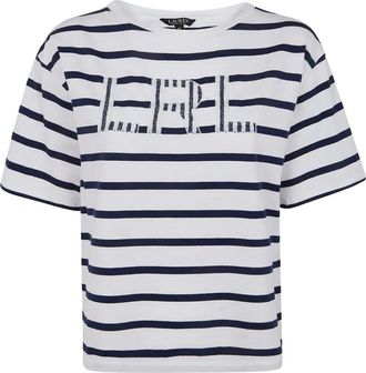 Lauren Ralph Lauren T-shirt a righe - Bianco