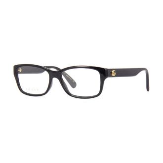 Gucci Rectangle Full Rim Eyeglasses - Black
