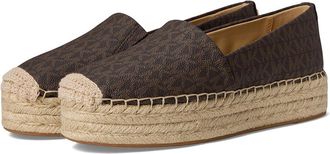 Michael Kors Lynn Espadrille Womens Shoes Brown : 7.5 M, Leather